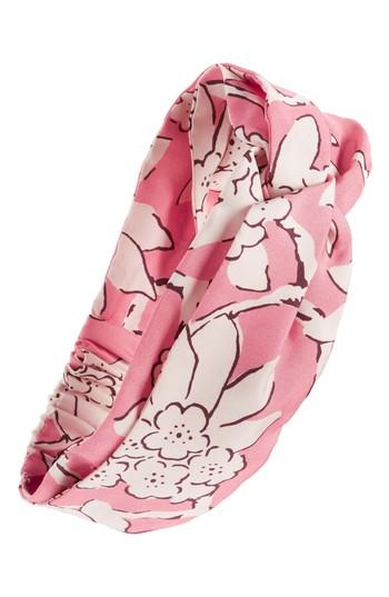 Valentino Garavani Rhododenron Silk Headband, Size - Red