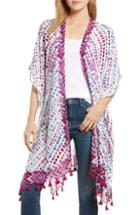 Women's Nordstrom Fringed Swim Cover-up, Size - Pink