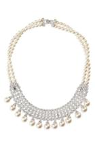 Women's Nina Glam Imitation Pearl Fringe Necklace