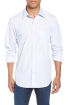 Men's Rodd & Gunn Four Peaks Regular Fit Microstripe Sport Shirt - Blue
