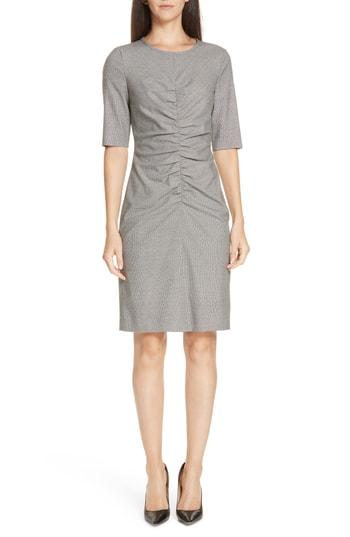 Women's Boss Dirafia Blurred Optic Dress - Grey