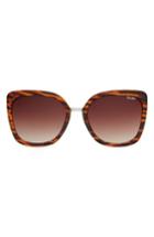 Women's Quay Australia Capricorn Square Sunglasses - Tort/ Brown