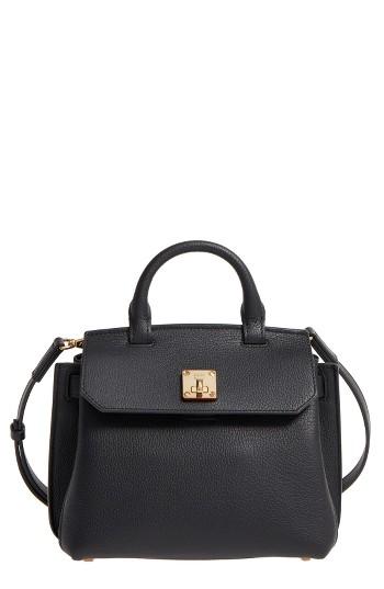 Mcm Milla Leather Crossbody Bag - Black