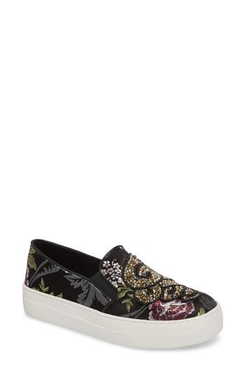 Women's Steve Madden Fiasco Platform Sneaker M - Black