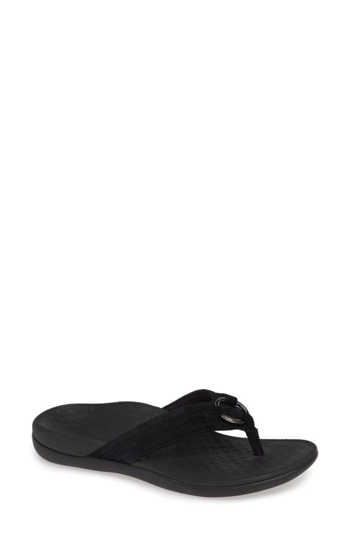 Women's Vionic Aloe Flip Flop M - Black