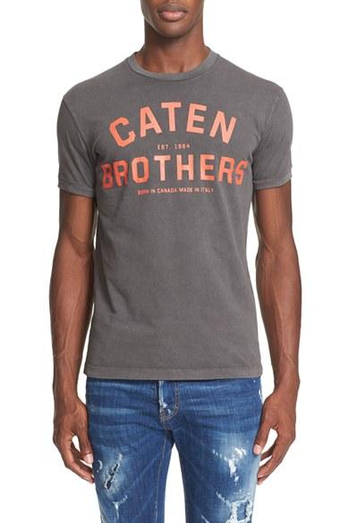 Men's Dsquared2 Caten Brothers Graphic T-shirt