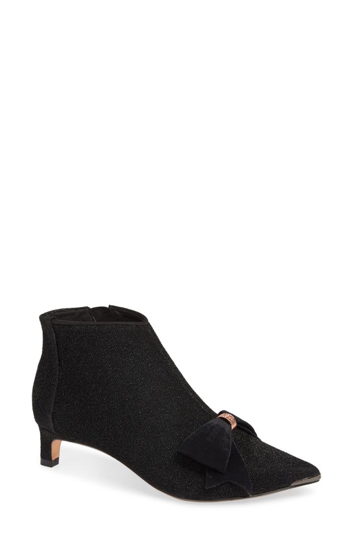 Women's Ted Baker London Bowtee Bootie M - Black