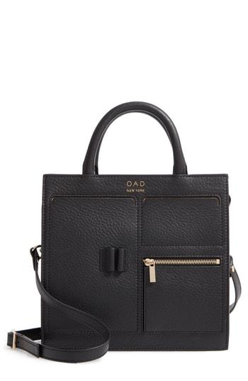 Oad New York Mini Kit Leather Satchel - Black