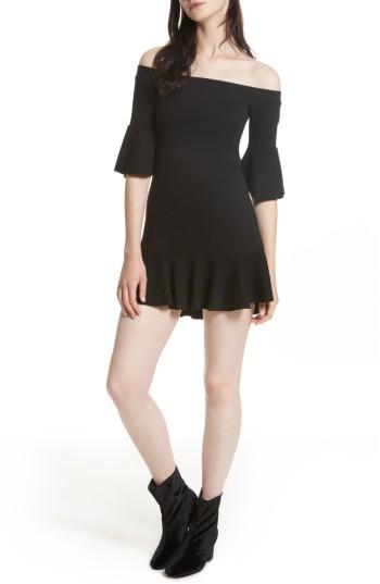 Women's Free People Flower Market Minidress - Black