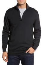 Men's Bobby Jones 'new Leaderboard' Quarter Zip Pullover - Black