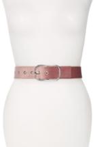 Women's Steve Madden Velvet Belt - Blush