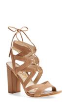 Women's Sam Edelman 'yardley' Lace-up Sandal M - Brown