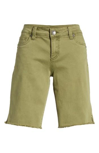 Women's Kut From The Kloth Natalie Bermuda Shorts X - Green