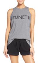 Women's Brunette The Mattie - Brunette Lounge Tank /small - Grey