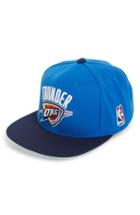 Men's Mitchell & Ness 'oklahoma City Thunder - Xl Logo' Snapback Cap - Blue