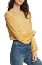 Women's Free People Let It Shine Sweater - Yellow