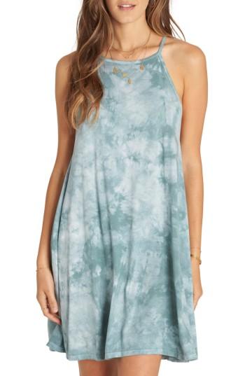 Women's Billabong Sing Along Tie Dye Dress - Blue