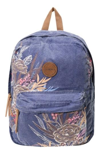 O'neill Blazin Floral Print Backpack - Blue