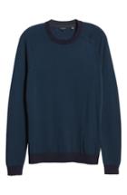 Men's Ted Baker London Juscorn Slim Sweater (3xl) - Blue/green