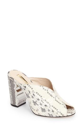 Women's Louise Et Cie Korella Ii Block Heel Mule .5 M - White