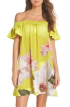Women's Ted Baker London Chatsworth Bardot Cover-up Dress - Green