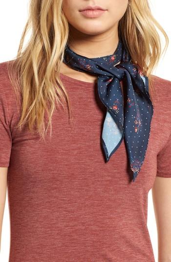 Women's Treasure & Bond Print Short Tie Scarf