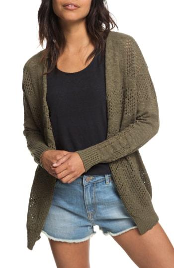 Women's Roxy Summer Bliss Cardigan - Green