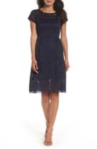 Women's Ellen Tracy Lace Dress - Blue