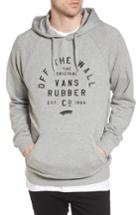 Men's Vans Stacked Rubber Hoodie Sweatshirt - Grey