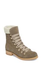 Women's Sole Society Faux Shearling Trim Ada Boot M - Grey