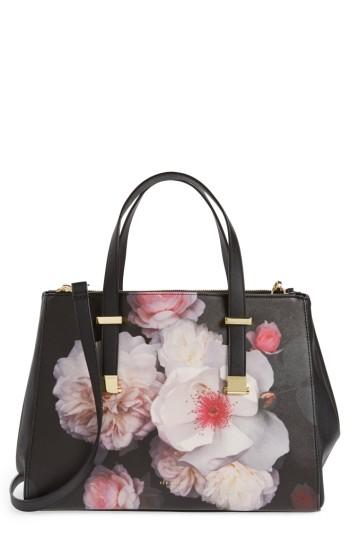 Ted Baker London Large Abeliaa Chelsea Lady Adjustable Handle Shopper - Black