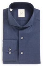 Men's Strong Suit 'espirit' Trim Fit Solid Dress Shirt .5 R - Blue