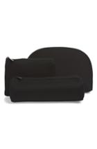 Nordstrom Curved Cosmetic Bag, Size - Black