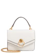 Mulberrry Small Harlow Calfskin Leather Satchel - White