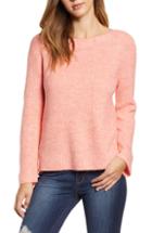 Women's Leith Cozy Femme Pullover Sweater, Size - Coral