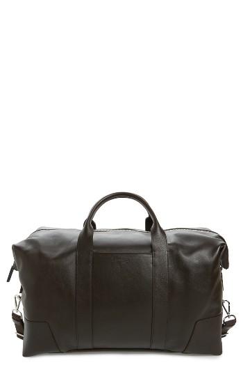 Men's Shinola Signature Leather Duffel Bag -