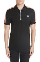 Men's Givenchy Velvet Sleeve Pique Polo