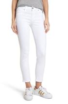 Women's Hudson Jeans Y Ankle Skinny Jeans, Size 23 - White