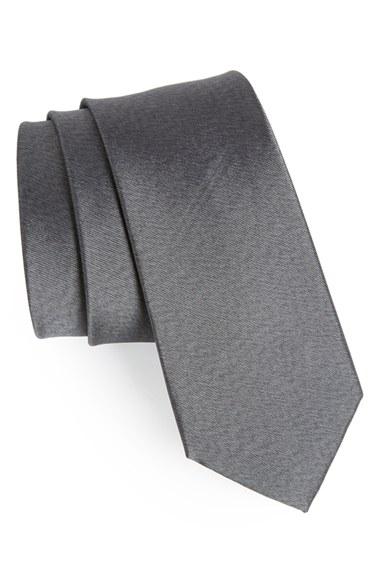 Men's The Tie Bar Solid Silk Tie, Size - Blue
