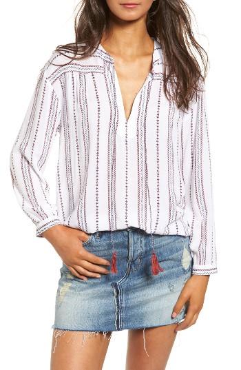 Women's Rails Emily Peasant Top - White