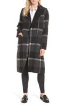 Women's Michael Michael Kors Double Face Wool Blend Oversize Coat - Black