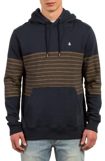 Men's Volcom Threezy Hoodie - Blue