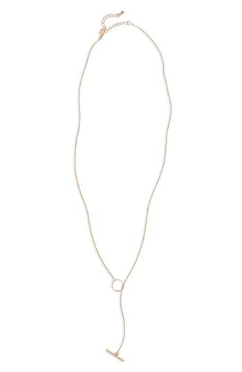 Women's Topshop Hoop & Bar Necklace