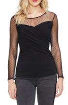 Women's Vince Floral Print Top - Black