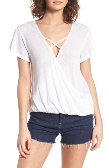 Women's Bp. Crossover X-strap Tee - White