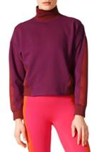 Women's Adidas By Stella Mccartney Yoga Turtleneck Sweatshirt - Purple