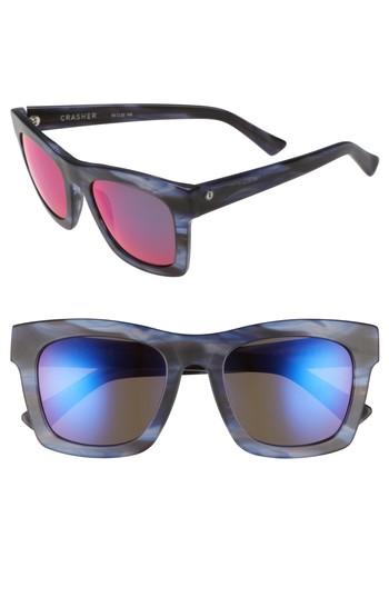 Women's Electric Crasher 53mm Mirrored Sunglasses -