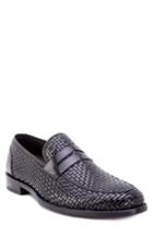 Men's Robert Graham Forster Woven Penny Loafer