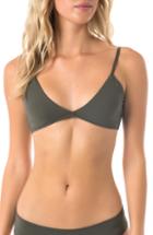 Women's O'neill Salt Water Solids Triangle Bikini Top - Green