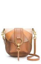 Frye Ilana Colorblock Leather Saddle Bag - Brown